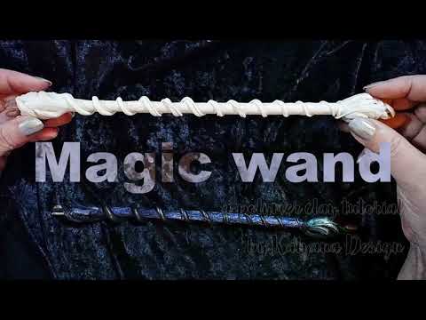 Magic wand - polymer clay tutorial