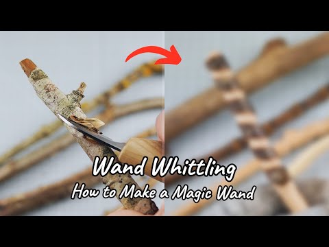 My Secret Hobby: Wand Whittling. How to get a Wand out of a Stick. Wood Carving for Beginners