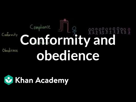 Conformity and obedience | Behavior | MCAT | Khan Academy