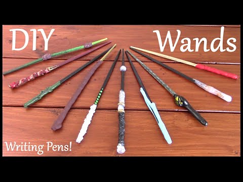 How to Make Wands with Chopsticks &amp; Writing Pens!