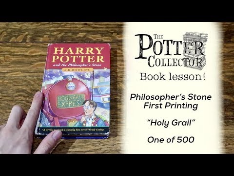 HOW TO SPOT A FIRST PRINTING OF HARRY POTTER AND THE PHILOSOPHER&#039;S STONE BOOK LESSON