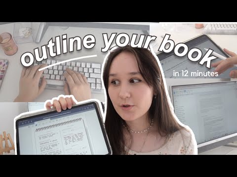 OUTLINE YOUR BOOK IN 12 MINUTES ✨🤓 (plotting process explained *for beginners*) #wracon